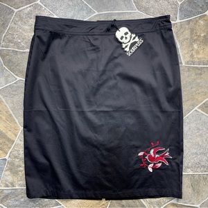 Sourpuss Bird Appliqué Skirt